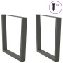 Patas para mesa comedor forma V 2uds antracita 90x(72-73,3) cm by , Table legs - Ref: Foro24-4012654, Price: 105,62 €, Discou...