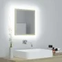 Acryl-Badezimmerspiegel in Eichenholzfarbe Sonoma 40x8,5x37 cm von vidaXL, Badezimmerwaschtische - Ref: Foro24-804911, Preis:...