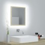 Espejo de baño acrílico color roble Sonoma 40x8,5x37 cm by vidaXL, bathroom vanities - Ref: Foro24-804911, Price: 28,19 €, Di...