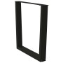Patas para mesa de comedor en forma de V 3 uds acero negro by , Table legs - Ref: Foro24-4012668, Price: 125,33 €, Discount: %