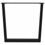 Patas para mesa de comedor en forma de V 3 uds acero negro by , Table legs - Ref: Foro24-4012668, Price: 125,33 €, Discount: %