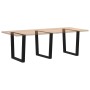 Patas para mesa de comedor en forma de V 3 uds acero negro by , Table legs - Ref: Foro24-4012668, Price: 125,33 €, Discount: %