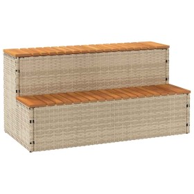 Escalón bañera hidromasaje beige 100x50x50,5 cm ratán sintético von , Pool- und Spa-Zubehör - Ref: Foro24-4103946, Preis: 115...