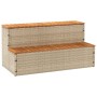 Escalón bañera hidromasaje beige 100x50x50,5 cm ratán sintético de , Accesorios para piscinas y spa - Ref: Foro24-4103946, Pr...