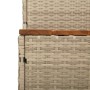 Escalón bañera hidromasaje beige 100x50x50,5 cm ratán sintético de , Accesorios para piscinas y spa - Ref: Foro24-4103946, Pr...