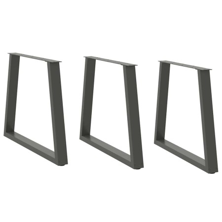 Patas para mesa de comedor en forma de V 3 uds antracita acero by , Table legs - Ref: Foro24-4012590, Price: 128,85 €, Discou...