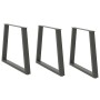 Patas para mesa de comedor en forma de V 3 uds antracita acero by , Table legs - Ref: Foro24-4012590, Price: 128,85 €, Discou...