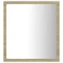 Espejo de baño acrílico color roble Sonoma 40x8,5x37 cm by vidaXL, bathroom vanities - Ref: Foro24-804911, Price: 24,22 €, Di...