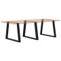 Patas para mesa de comedor en forma de V 3 uds acero negro by , Table legs - Ref: Foro24-4012592, Price: 128,19 €, Discount: %
