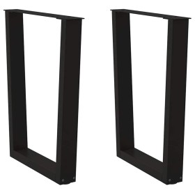 Patas para mesa de comedor forma V 2 uds negro 60x(72-73,3) cm von , Tischbeine - Ref: Foro24-4012640, Preis: 78,11 €, Rabatt: %