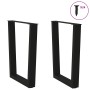 Patas para mesa de comedor forma V 2 uds negro 60x(72-73,3) cm von , Tischbeine - Ref: Foro24-4012640, Preis: 78,11 €, Rabatt: %