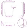 Patas para mesa de comedor forma V 2 uds negro 60x(72-73,3) cm von , Tischbeine - Ref: Foro24-4012640, Preis: 78,11 €, Rabatt: %