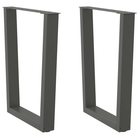 Patas para mesa de comedor en forma de V 2 uds antracita acero by , Table legs - Ref: Foro24-4012642, Price: 83,28 €, Discoun...