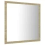 Espejo de baño acrílico color roble Sonoma 40x8,5x37 cm by vidaXL, bathroom vanities - Ref: Foro24-804911, Price: 24,22 €, Di...