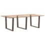 Patas para mesa de comedor en forma de V 3 uds acero natural by , Table legs - Ref: Foro24-4012675, Price: 163,08 €, Discount: %