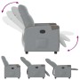 Sillón reclinable de tela gris claro by , Armchairs - Ref: Foro24-4104839, Price: 202,43 €, Discount: %