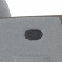 Sillón reclinable de tela gris claro de , Sillones - Ref: Foro24-4104839, Precio: 202,34 €
