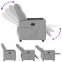 Sillón reclinable de tela gris nube by , Armchairs - Ref: Foro24-4104824, Price: 191,22 €, Discount: %