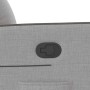 Sillón reclinable de tela gris nube by , Armchairs - Ref: Foro24-4104824, Price: 191,22 €, Discount: %
