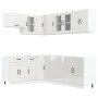 Mueble cocina Kalmar blanco brillo 11 pzas madera contrachapada de , Armarios de cocina - Ref: Foro24-3314883, Precio: 828,33...