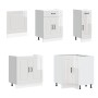 Mueble cocina Kalmar blanco brillo 11 pzas madera contrachapada de , Armarios de cocina - Ref: Foro24-3314883, Precio: 828,33...