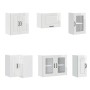 Mueble cocina Kalmar blanco brillo 11 pzas madera contrachapada de , Armarios de cocina - Ref: Foro24-3314883, Precio: 828,33...