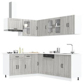 Mueble cocina Lucca sonoma gris 11 pzas madera contrachapada von , Küchenschränke - Ref: Foro24-3314897, Preis: 721,29 €, Rab...