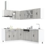 Mueble cocina Lucca sonoma gris 11 pzas madera contrachapada von , Küchenschränke - Ref: Foro24-3314897, Preis: 721,29 €, Rab...