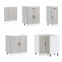 Mueble cocina Lucca sonoma gris 11 pzas madera contrachapada von , Küchenschränke - Ref: Foro24-3314897, Preis: 721,29 €, Rab...