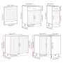Mueble cocina Lucca sonoma gris 11 pzas madera contrachapada von , Küchenschränke - Ref: Foro24-3314897, Preis: 721,29 €, Rab...