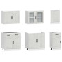 Mueble cocina Kalmar gris hormigón 7 pzas madera contrachapada von , Küchenschränke - Ref: Foro24-3314745, Preis: 623,05 €, R...
