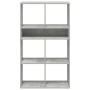 Estantería madera ingeniería gris hormigón 66x31x112 cm de , Librerías y estanterías - Ref: Foro24-860304, Precio: 72,32 €, D...