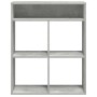 Estantería madera contrachapada gris hormigón 66x31x80 cm von , Bücherregale und Regale - Ref: Foro24-860295, Preis: 60,57 €,...