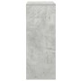 Estantería madera contrachapada gris hormigón 66x31x80 cm de , Librerías y estanterías - Ref: Foro24-860295, Precio: 63,40 €