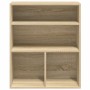 Estantería madera ingeniería color roble 60x30x71,5 cm by , Bookcases and shelves - Ref: Foro24-860312, Price: 58,26 €, Disco...