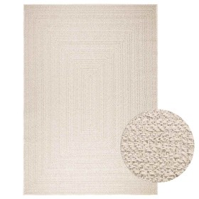 Alfombra ZIZUR apariencia yute interior exterior crema by , Rugs - Ref: Foro24-4010368, Price: 179,18 €, Discount: %