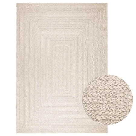 Alfombra ZIZUR apariencia yute interior exterior crema de , Alfombras - Ref: Foro24-4010368, Precio: 178,86 €, Descuento: %