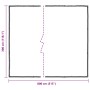 Lona transparente con ojales polietileno 3x8 m de , Lonas impermeables - Ref: Foro24-4018559, Precio: 45,74 €, Descuento: %