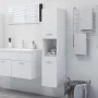 Badezimmerschrank Sperrholz weiß 30x30x130 cm von vidaXL, Badezimmermöbel - Ref: Foro24-804997, Preis: 60,31 €, Rabatt: %