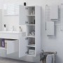 Badezimmerschrank Sperrholz weiß 30x30x130 cm von vidaXL, Badezimmermöbel - Ref: Foro24-804997, Preis: 62,16 €, Rabatt: %