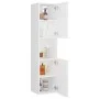 Badezimmerschrank Sperrholz weiß 30x30x130 cm von vidaXL, Badezimmermöbel - Ref: Foro24-804997, Preis: 60,31 €, Rabatt: %
