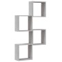 Estantes cubo de pared 4 unidades gris sonoma 30x15x30 cm de , Estantes y estanterías - Ref: Foro24-815883, Precio: 37,64 €