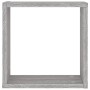 Estantes cubo de pared 4 unidades gris sonoma 30x15x30 cm de , Estantes y estanterías - Ref: Foro24-815883, Precio: 37,64 €