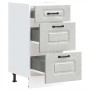 Mueble bajo de cocina Kalmar madera de ingeniería gris hormigón de , Armarios de cocina - Ref: Foro24-854244, Precio: 101,92 €