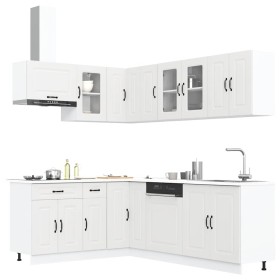 Mueble de cocina Kalmar blanco 11 piezas madera contrachapada de , Armarios de cocina - Ref: Foro24-3314881, Precio: 685,51 €...