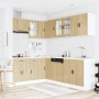 Mueble cocina Porto roble sonoma 11 pzas madera contrachapada von , Küchenschränke - Ref: Foro24-3314904, Preis: 686,57 €, Ra...