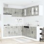 Mueble cocina Lucca gris hormigón 11 pzas madera contrachapada by , Kitchen cabinets - Ref: Foro24-3314925, Price: 726,38 €, ...