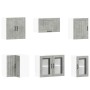 Mueble cocina Lucca gris hormigón 11 pzas madera contrachapada by , Kitchen cabinets - Ref: Foro24-3314925, Price: 726,38 €, ...