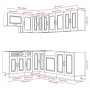 Mueble cocina Lucca gris hormigón 11 pzas madera contrachapada by , Kitchen cabinets - Ref: Foro24-3314925, Price: 726,38 €, ...