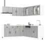 Mueble cocina Lucca sonoma gris 11 pzas madera contrachapada de , Armarios de cocina - Ref: Foro24-3314927, Precio: 766,21 €,...